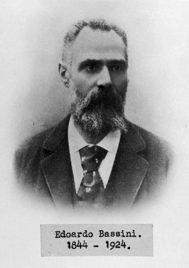 Portrait illustre de Edoardo Bassini