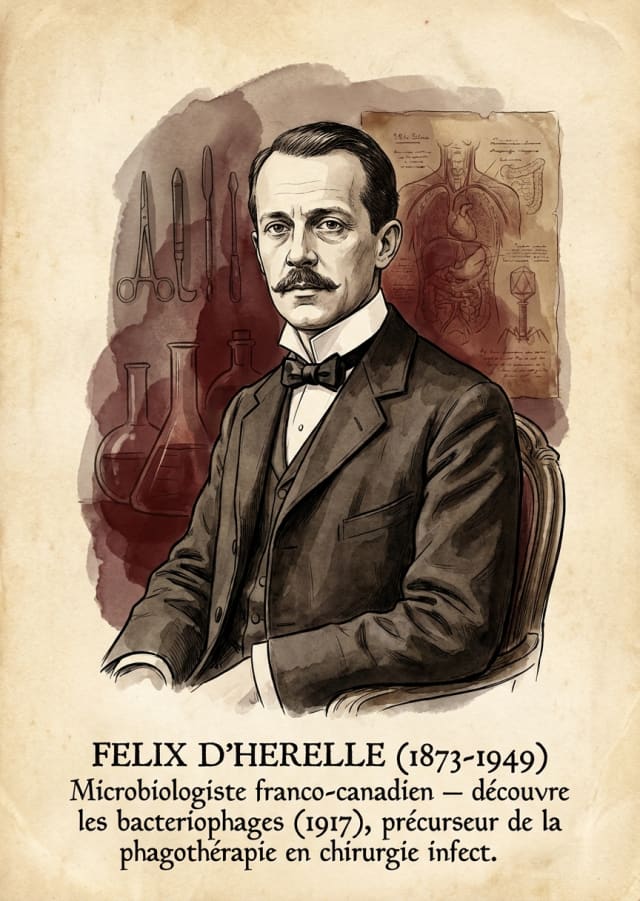Portrait illustre de Felix d'Herelle