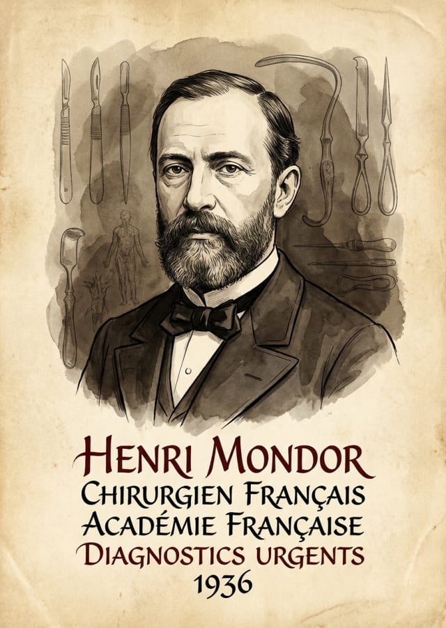 Portrait illustre de Henri Mondor