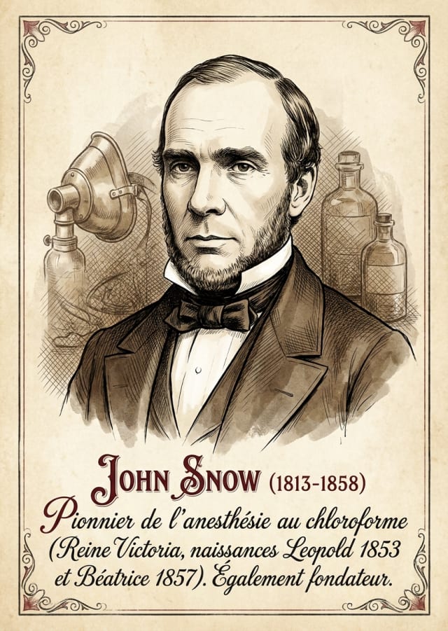 Portrait illustre de John Snow