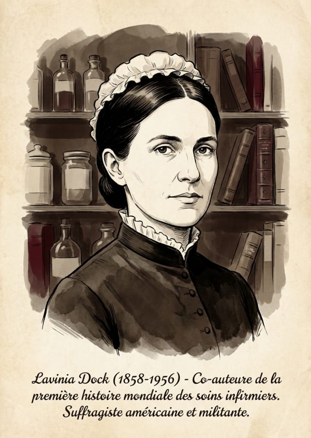 Portrait illustre de Lavinia Dock