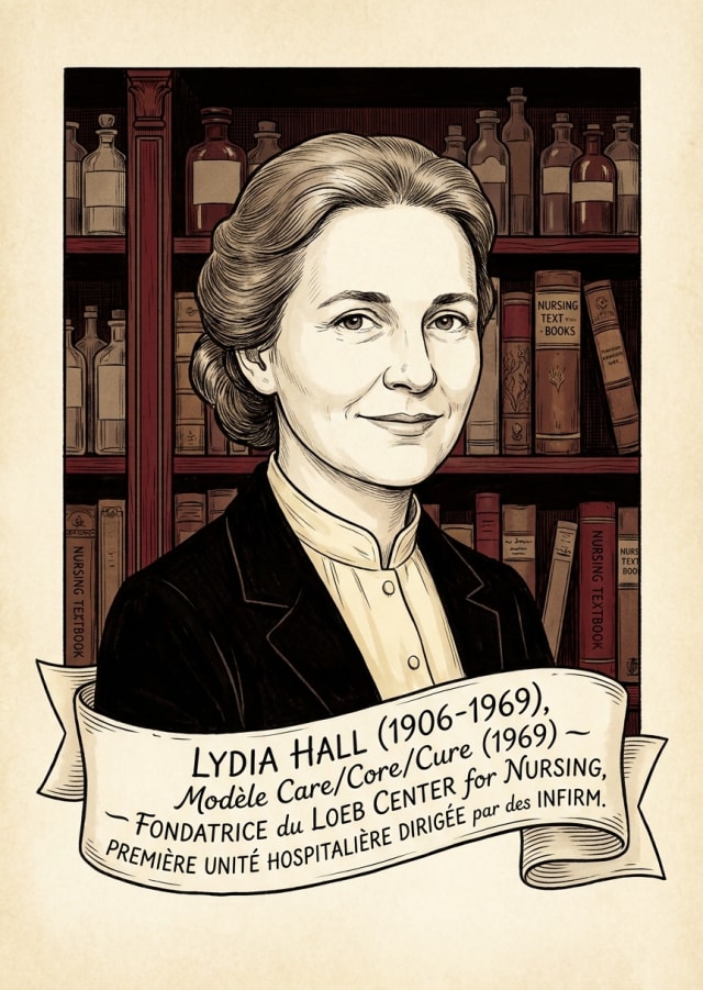 Portrait illustre de Lydia Hall