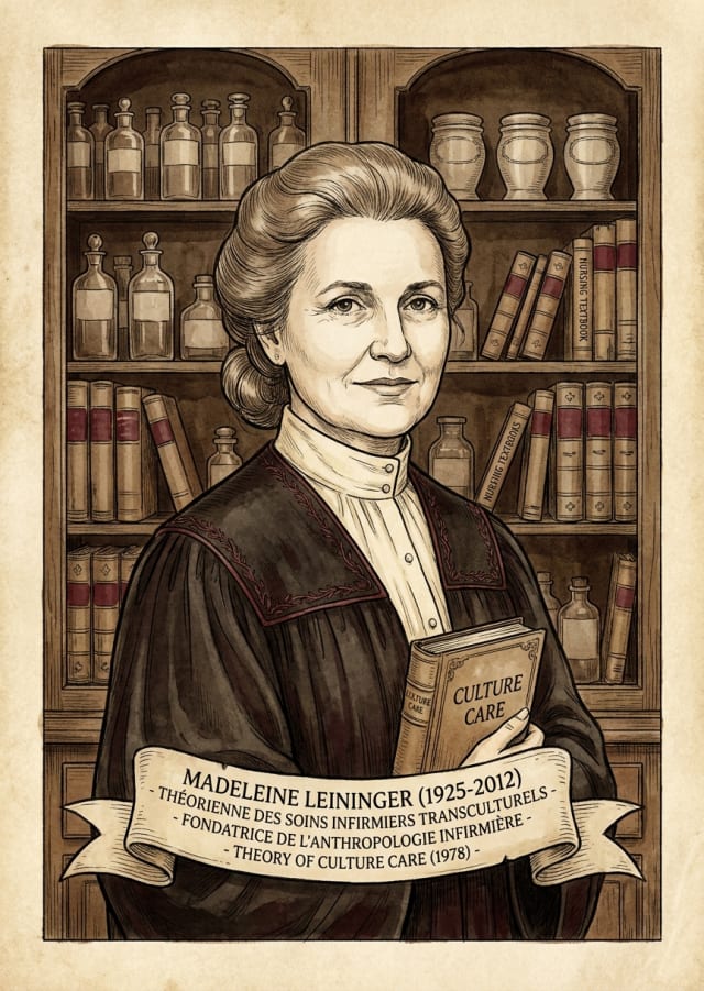 Portrait illustre de Madeleine Leininger