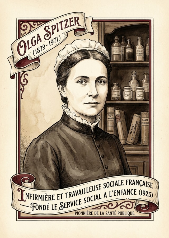 Portrait illustre de Olga Spitzer