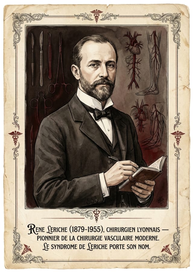 Portrait illustre de Rene Leriche