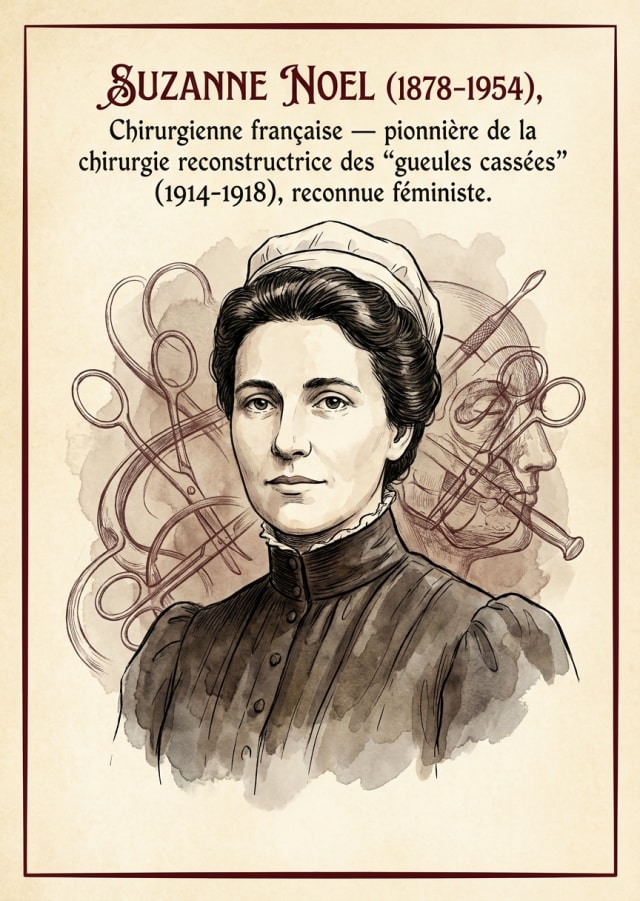 Portrait illustre de Suzanne Noel
