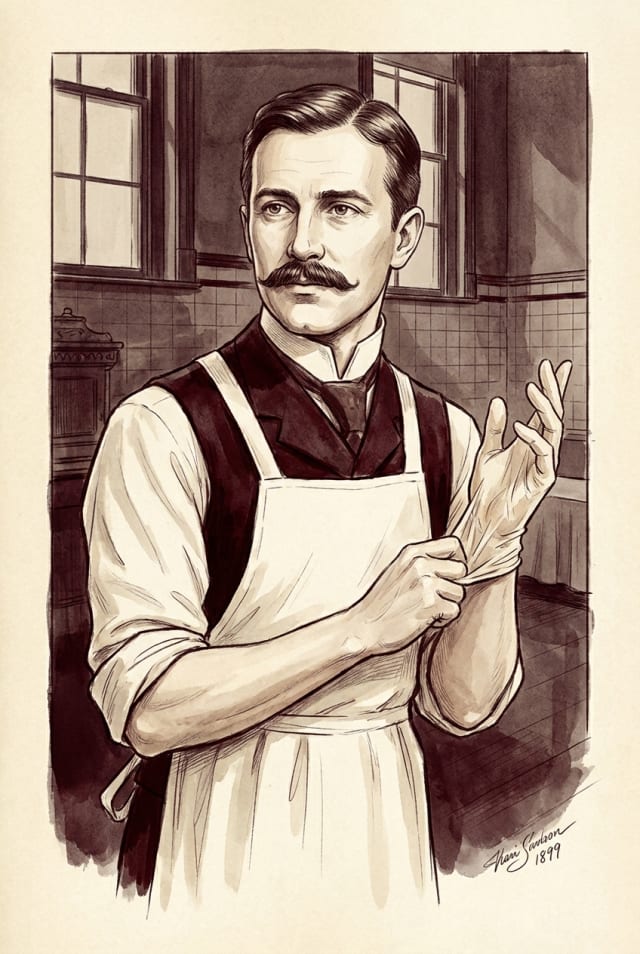 Portrait illustre de William Halsted