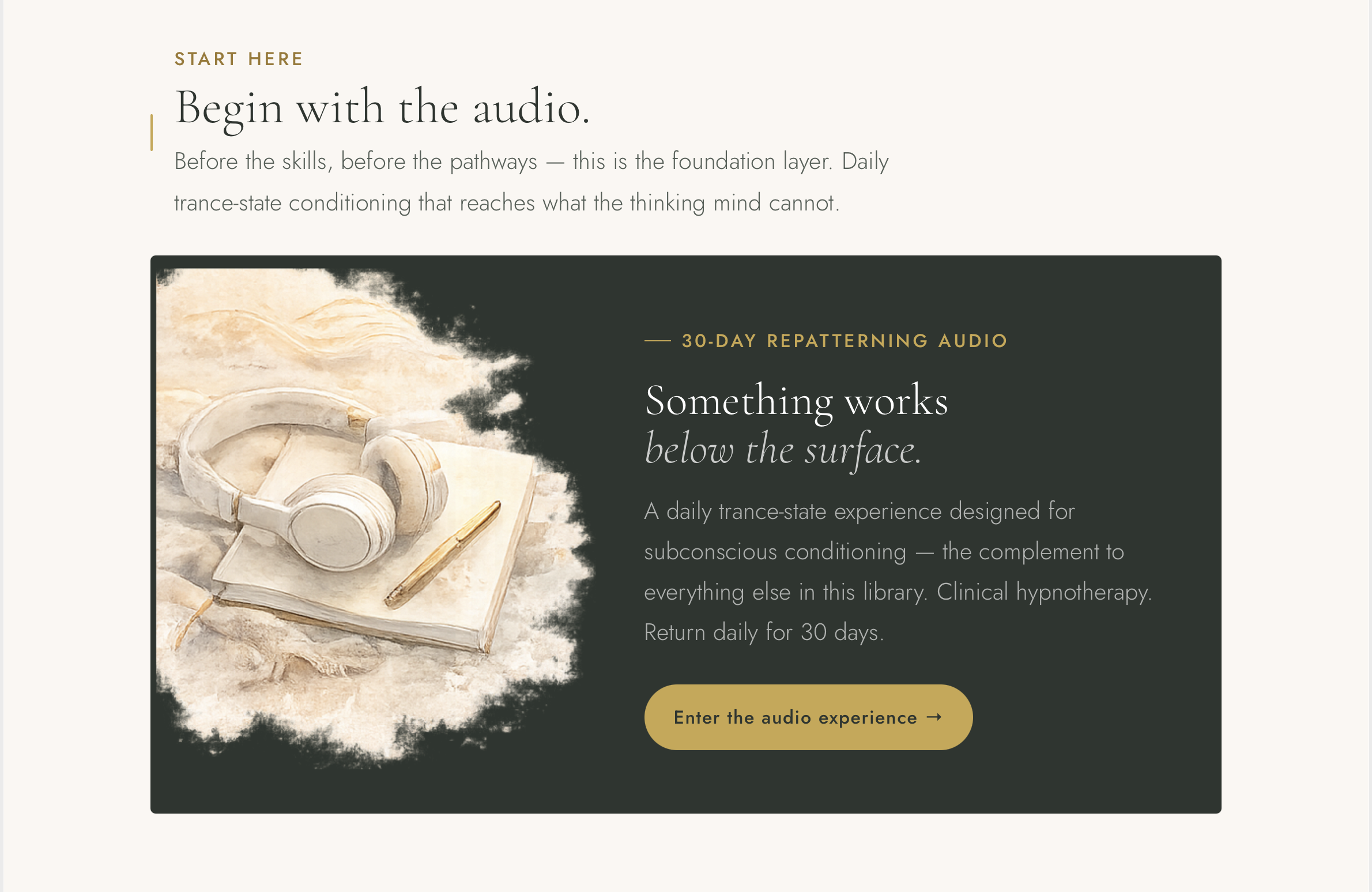 30-Day Repatterning Audio