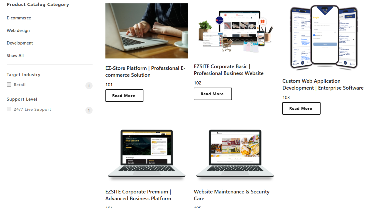 Product Catalog (Feature)