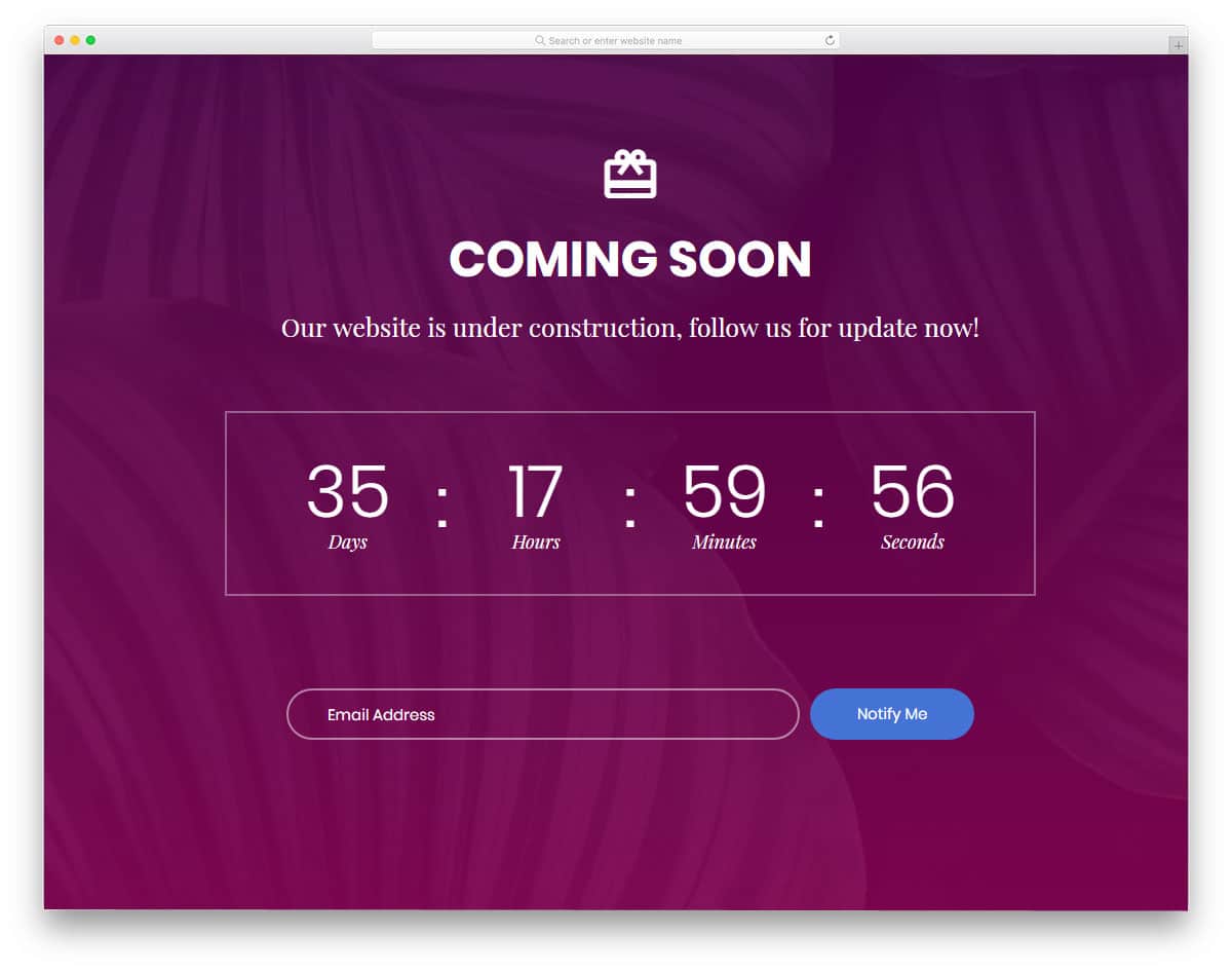 Countdown Form
