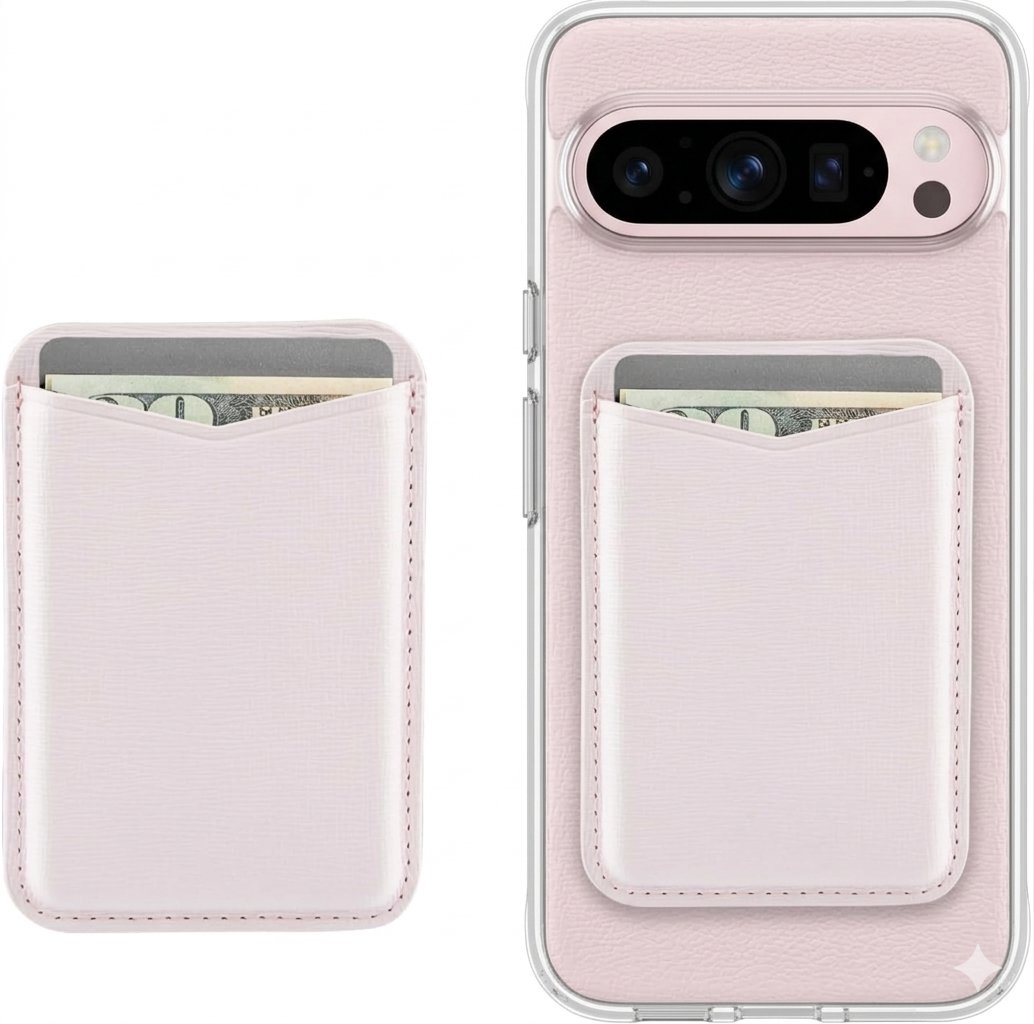 Magnetic Wallet Card Holder - Compatible with MagSafe Phones