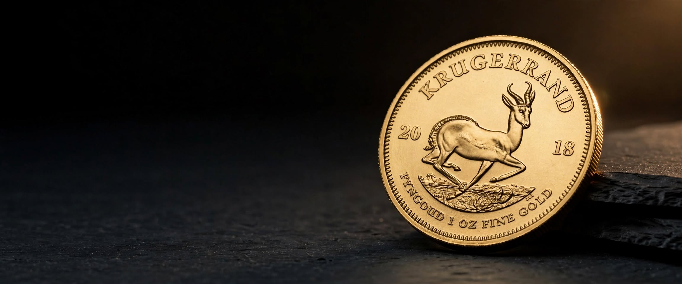 Gold Krugerrand coin