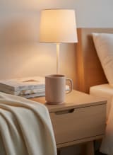 Blush Pink Minimalist Ceramic Coffee Tea Mug - 350ml — view 2