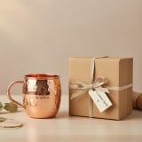 Handcrafted Hammered Pure Copper Moscow Mule Mug - 500ml — view 6