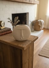 Abstract Face Minimalist Ceramic Planter Vase — view 3