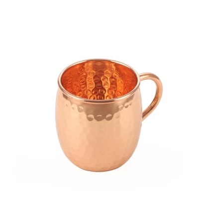Handcrafted Hammered Pure Copper Moscow Mule Mug - 500ml