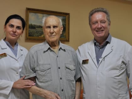 101-летнего ветерана ВОВ с опухолью кожи, вылечили Ростовские врачи-онкологи