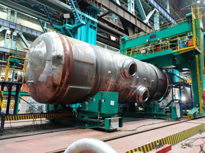 На Атоммаше завершили ключевой этап изготовления парогенератора для АЭС «Куданкулам»