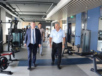 Роман Волошин и Самвел Аракелян открыли новый спортивный комплекс