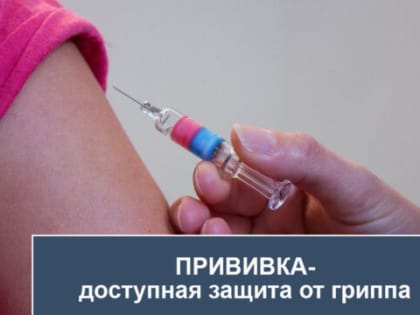 Прививку от гриппа в Константиновском районе сделали 8700 человек