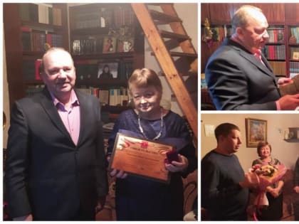 Глава Администрации района поздравил с юбилеем Веру Тишкову