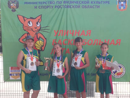 Шахтинские спортсменки стали призерами областных соревнований по баскетболу