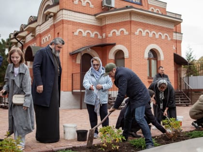 Озеленение прихода