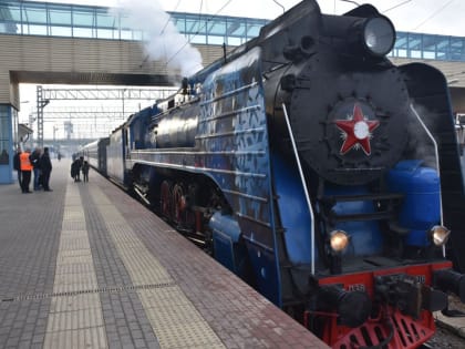 Паровоз доставил в Таганрог юных гостей из Ростова