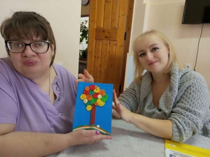 Занятия в социально-реабилитационном отделении дневного пребывания