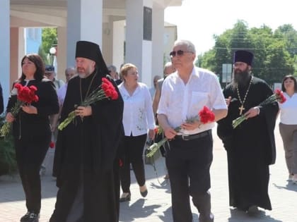 В Шахтах почтили память погибших горняков Российского Донбасса