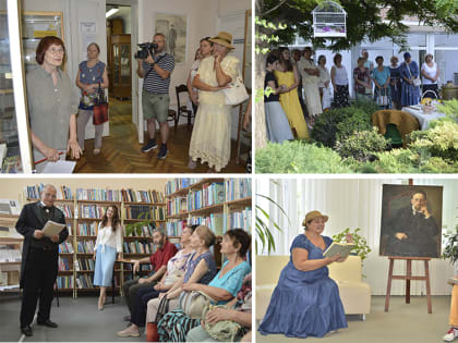 С томиком Чехова в нашем саду. 2022 год