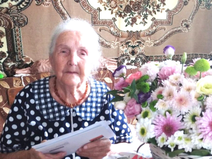 Труженик тыла Валентина Матвеевна Курманова отметила 95-летие!