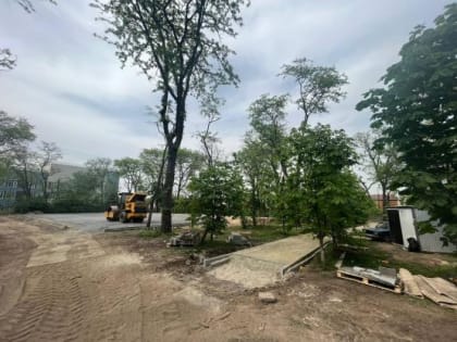 В Ростове началось благоустройство сквера «Пионерский»