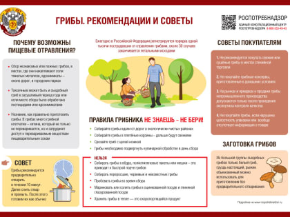 О пищевых отравлениях дикорастущими грибами