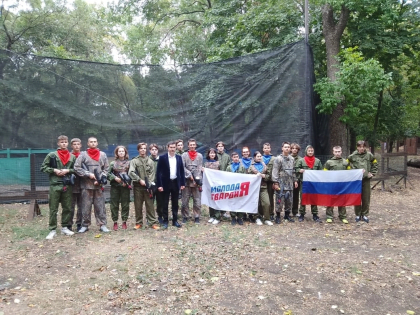 Молодогвардейцы Ростова-на-Дону приняли участие в турнире по пейнтболу
