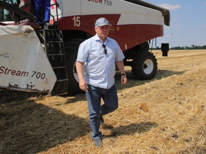 В Ростовской области собрали самый большой урожай зерновых за всю историю