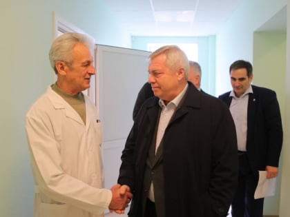 Василий Голубев: в апреле начнут работу поликлинику Усть-Донецкой ЦРБ и амбулатория в Мелиховской