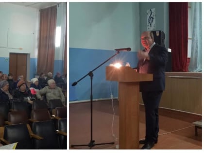 Глава Администрации Усть-Донецкого района Виктор Гуснай отчитался перед жителями Крымского сельского поселения о работе за 2022 год