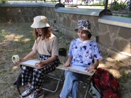 Областной пленэр юных художников прошел в Новочеркасске
