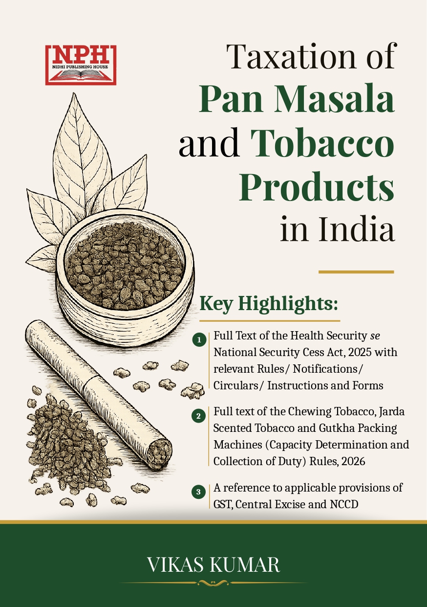 Taxation of Pan Masala and Tobacco Products in India by Vikas Kumar