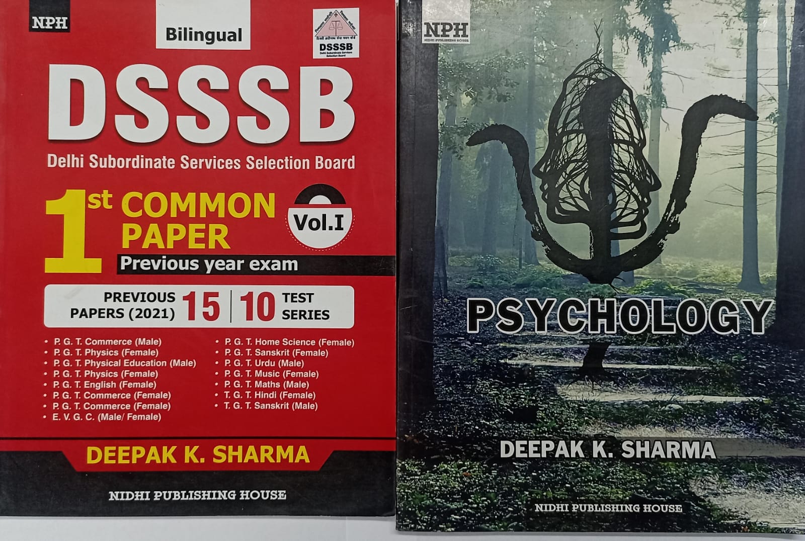DSSSB COMMON PAPER - 1,VOL. -1 + Psychology (English)