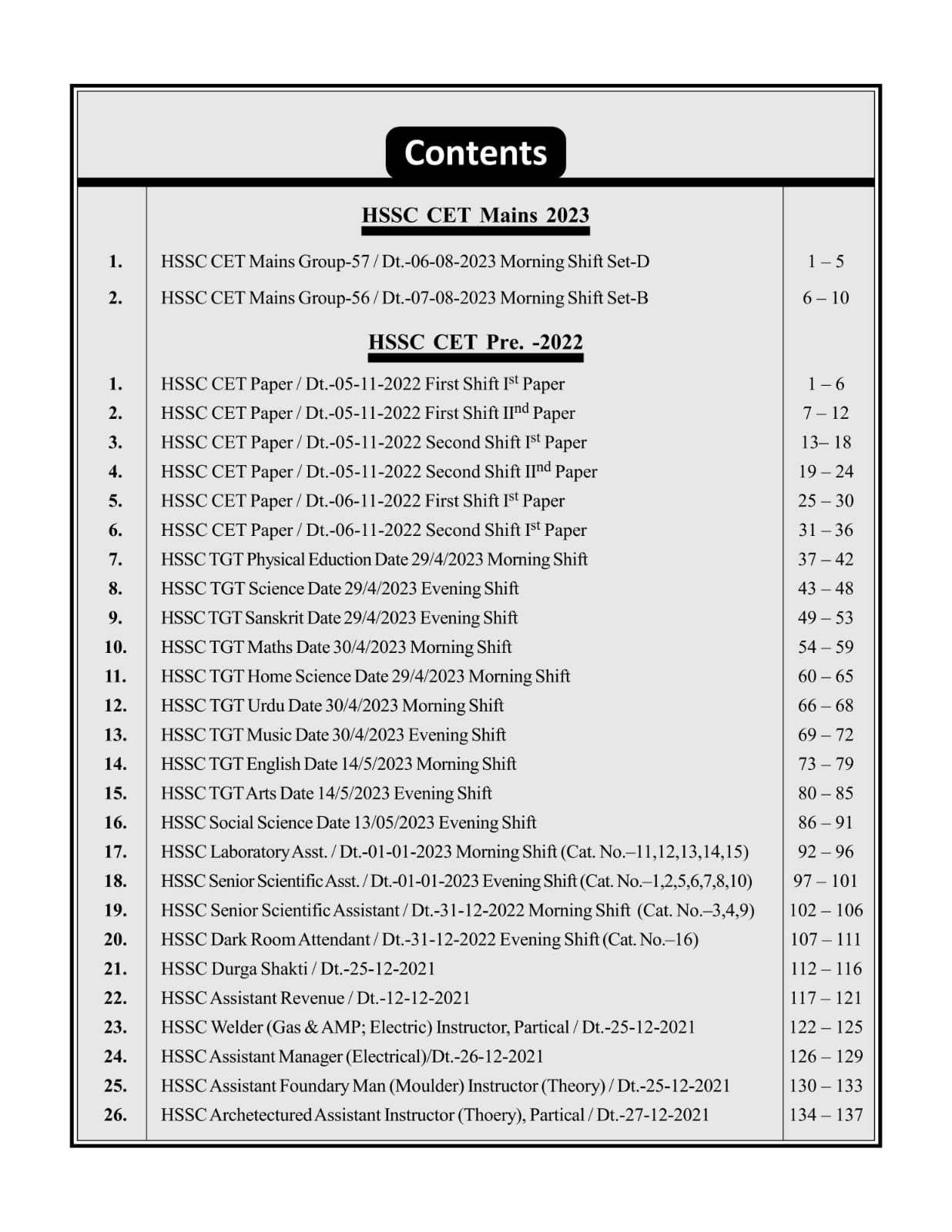 HSSC/CET PRE.+CET MAINS 142 PREVIOUS PAPER 2023 page 1