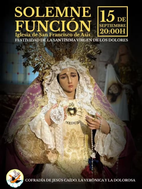Imagen para Solemne función Ntra. de los Dolores