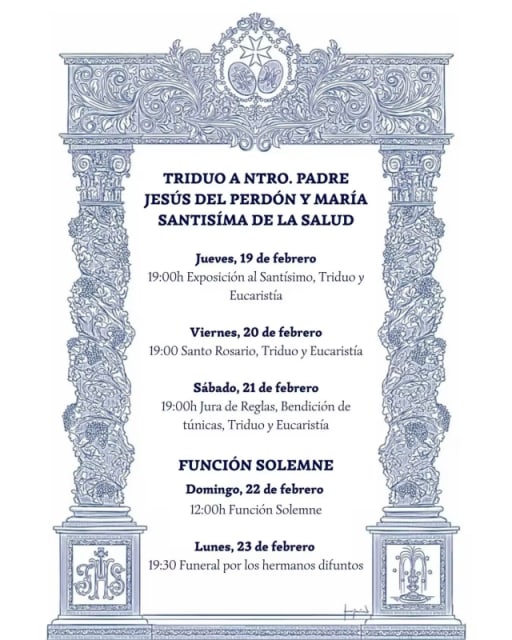 Imagen para Triduo en Honor a Jesús del perdón y María Stma. de la Salud