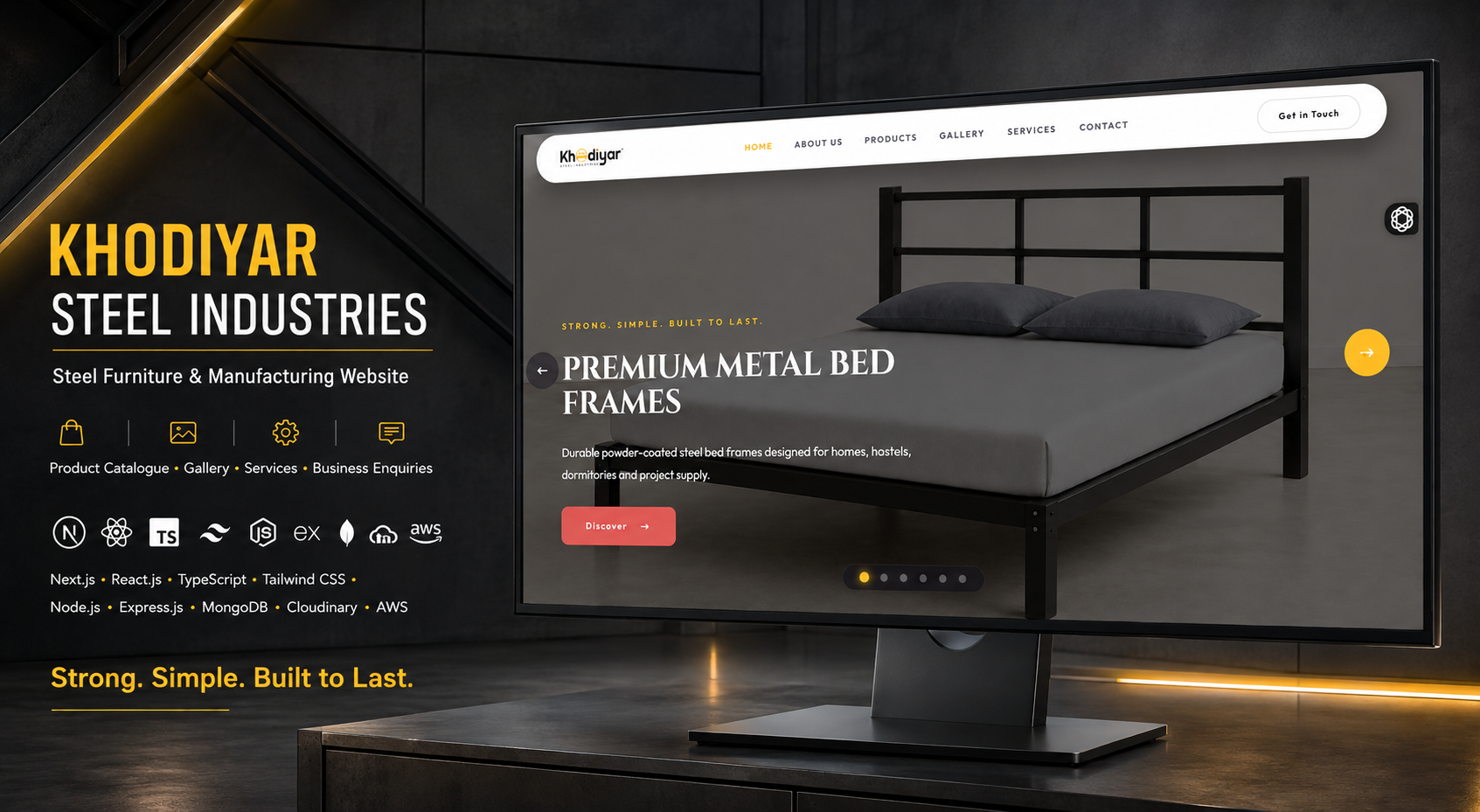 Khodiyar Steel Industries – Steel Furniture & Manufacturing Website