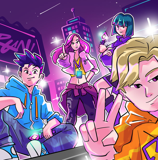 Idol Run characters