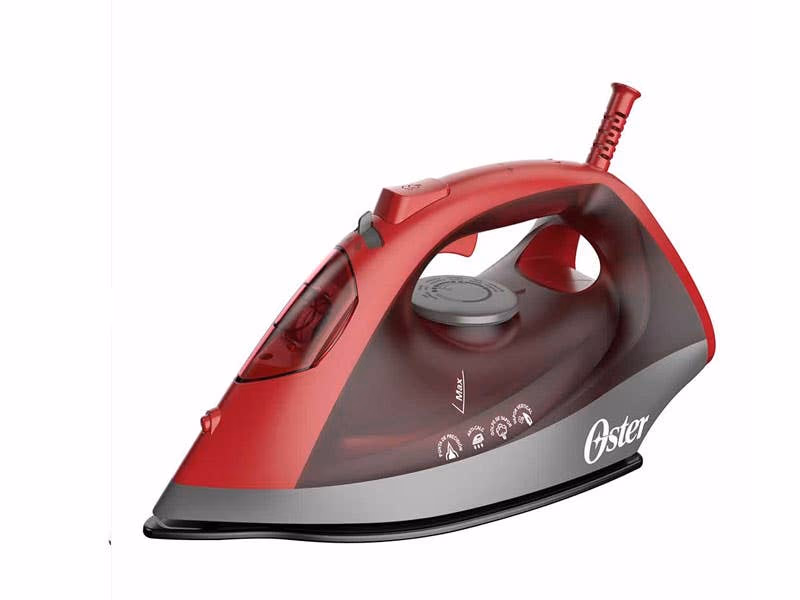 PLANCHA OSTER A VAPOR CON SUELA DE CERÁMICA ROJO GCSTBS6051-013