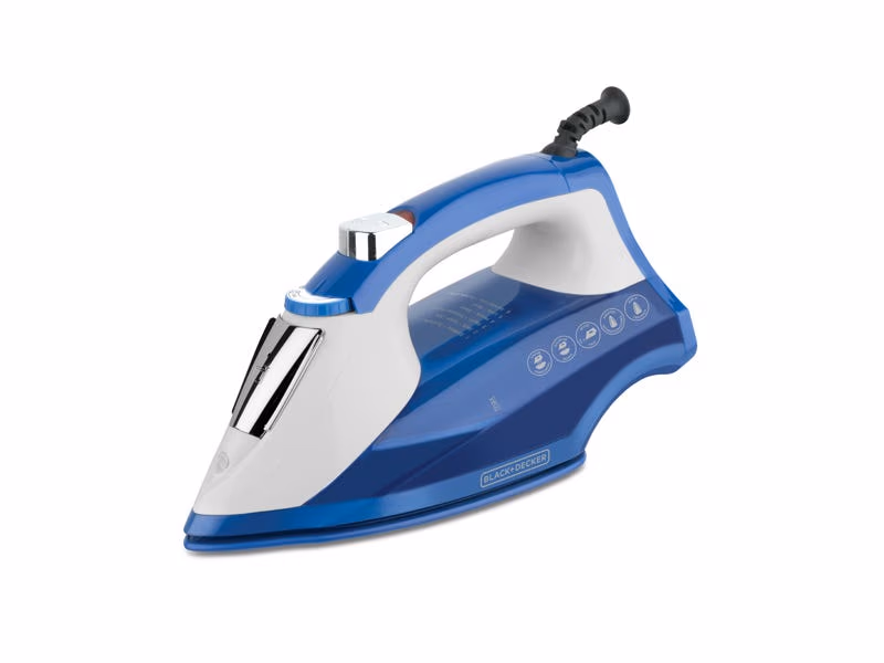 PLANCHA A VAPOR BLACK&DECKER SUELA TRUEGLIDE AZUL IR1866
