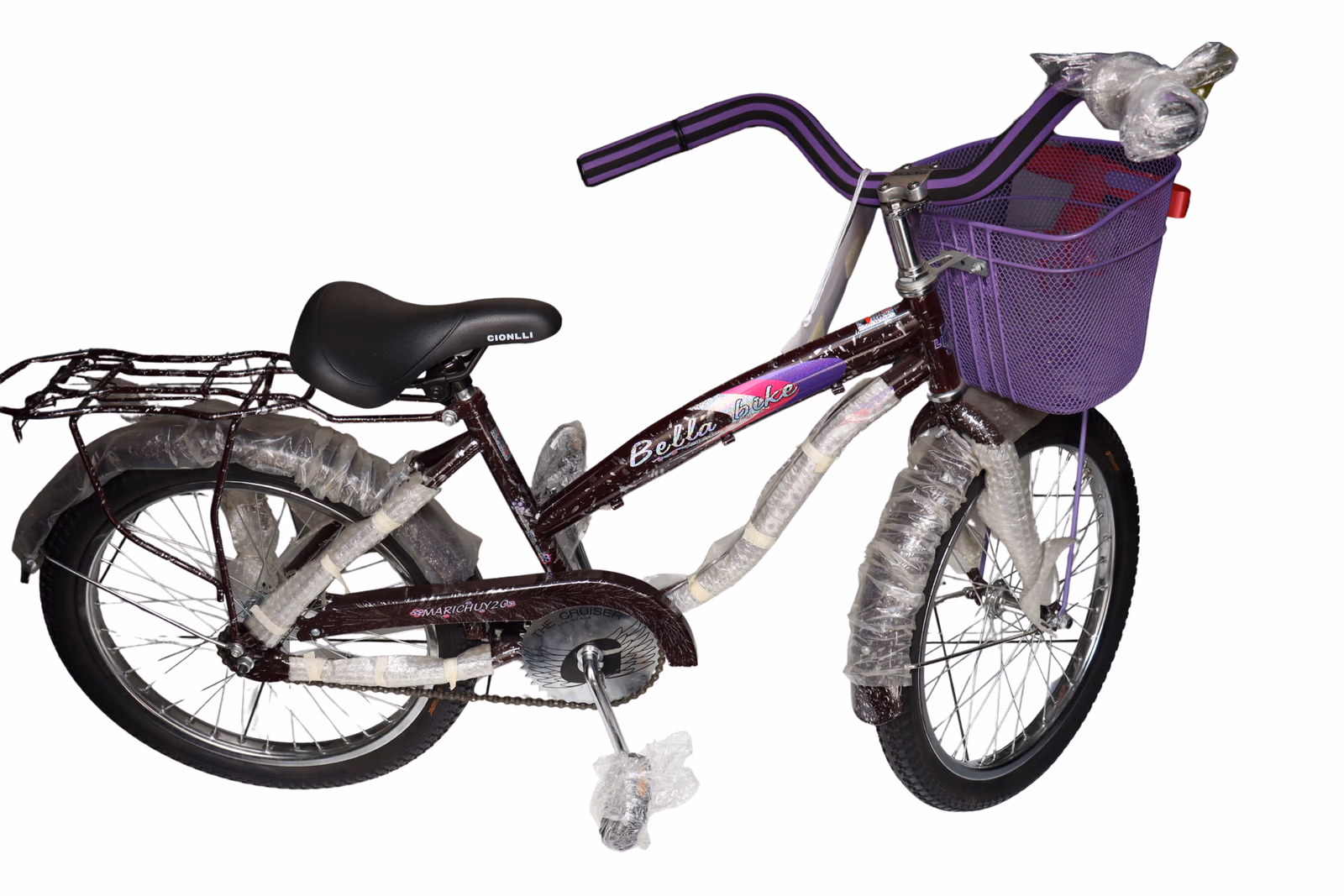 BICICLETA PLAYERA OLYMPIC NO. 20 MARICHUY CON PARRILLA Y LODERA COSTER BO76