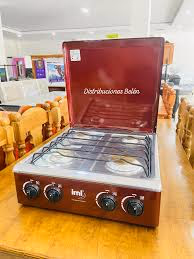 ESTUFA DE MESA IML 4 HORNILLAS TOP INOXIDABLE VINO C-4VI